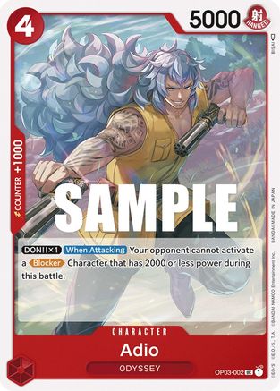 Image of Adio (OP03-002) - Pillars of Strength